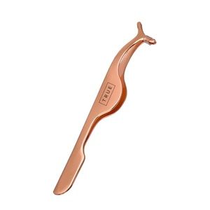TRUE GLUE LASH APPLICATOR TWEEZERS IN ROSE GOLD - BRAND NEW